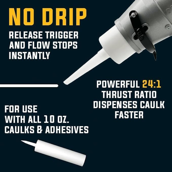 SILIGUN™ PRO Compact 24:1 Caulking Gun - Complete Kit