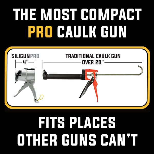 SILIGUN™ PRO Compact 24:1 Caulking Gun - 12 Case